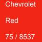 Preview: Chevrolet, Red, 75 / 8537.